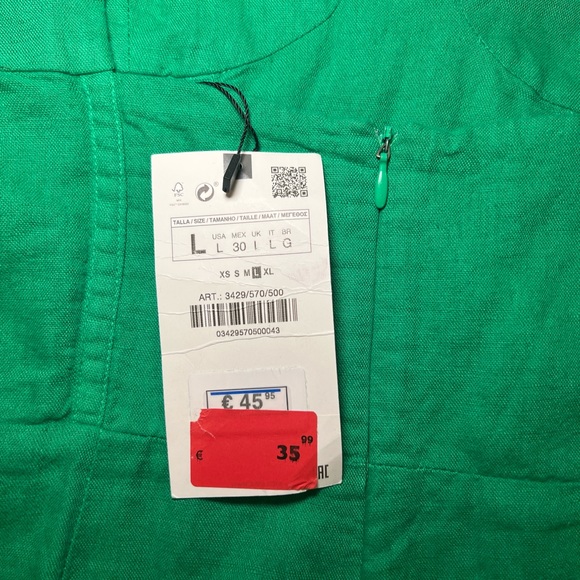 Zara Green Dress - Picture 2 of 5